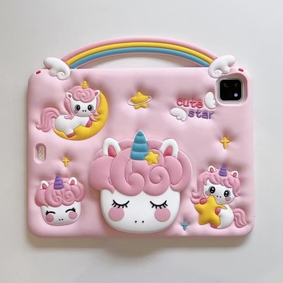Unicorn Kid Stand Case Cover For iPad 11th A16 10th 10.9 9 8 mini 7 6 Air Pro 11