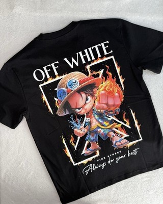 Off-White T-Shirt, schwarz Gr. XL, 100% Baumwolle