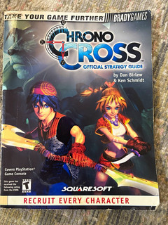Chrono Cross Official Strategy Guide BradyGames 2000 Squaresoft PS1 PlayStation