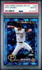 2024 Topps Chrome Update Sapphire Paul Skenes Rookie Debut RC PSA 10 GEM #288