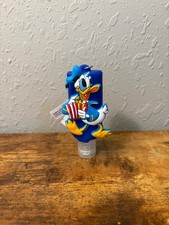 Llavero desinfectante de manos 1 oz palomitas pato Donald parques Disney nuevo con etiqueta