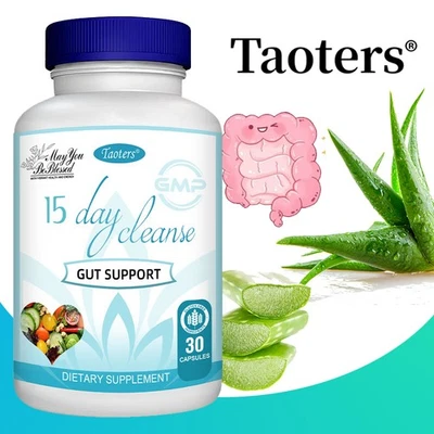 TAOTERS 15-tägige Darmreinigung – Unterstützt die Darm- und Verdauungsgesundheit