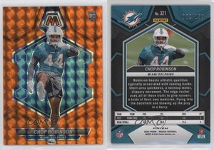 2024 Panini Mosaic Rookies Orange Prizm /199 Chop Robinson #321 Rookie RC