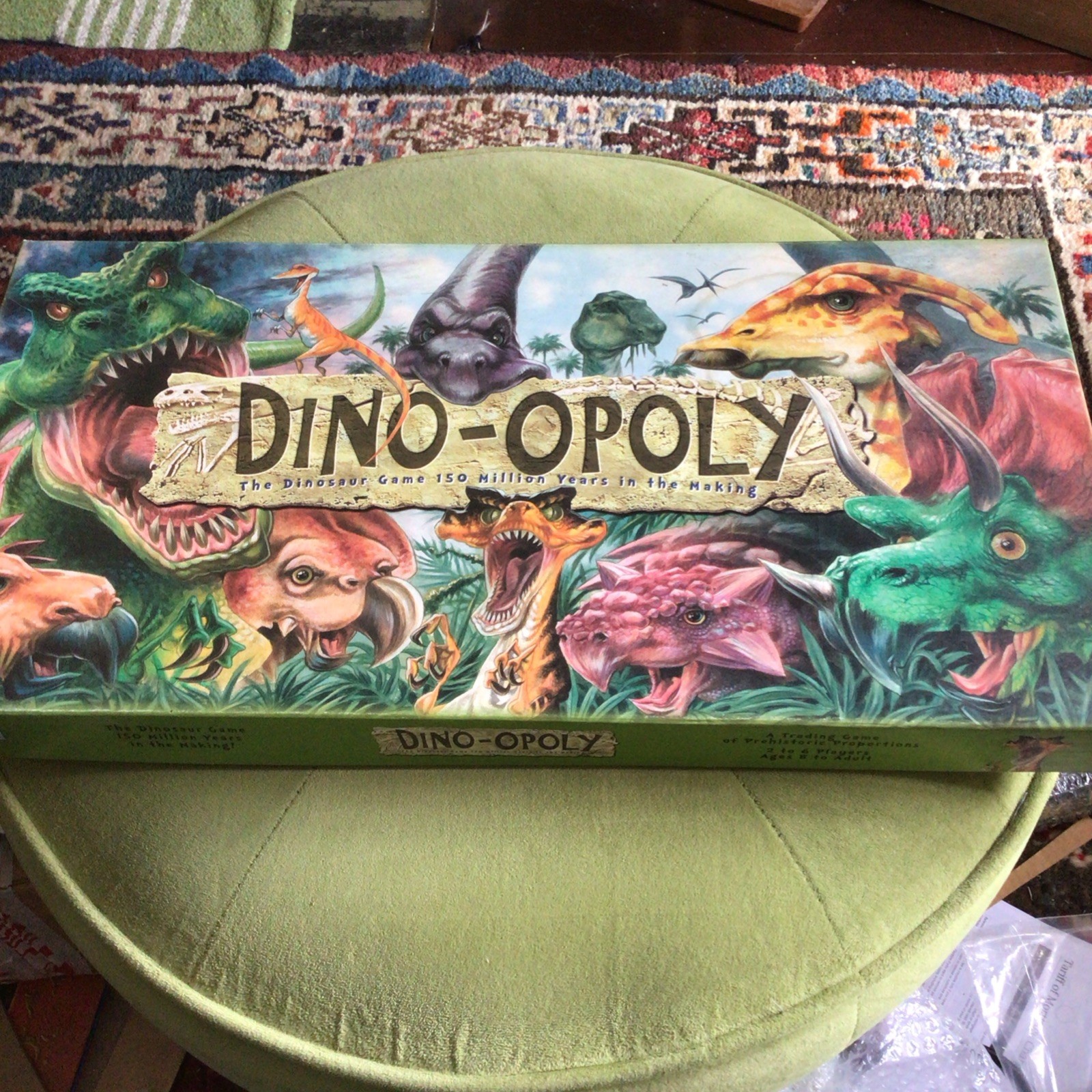 DINO-OPOLY Family Board Game by Late For The Sky - Complete & Great Condition