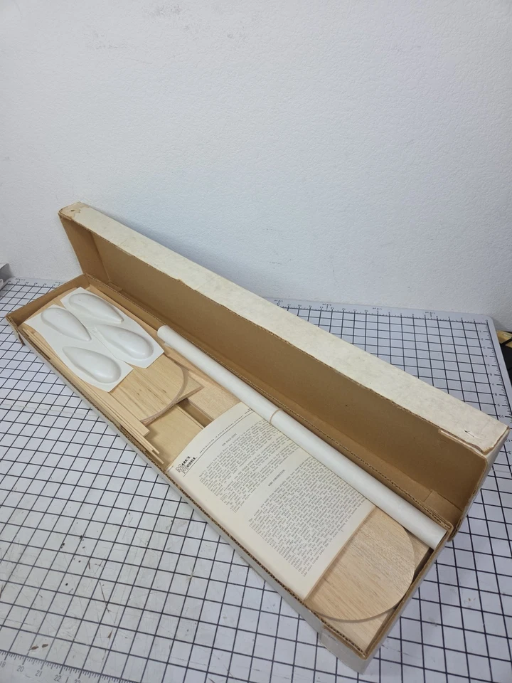 Marks Models PITTS Quickie Construction R/c Balsa Model Airplane Kit READ! LOOK! - Image 4 of 4