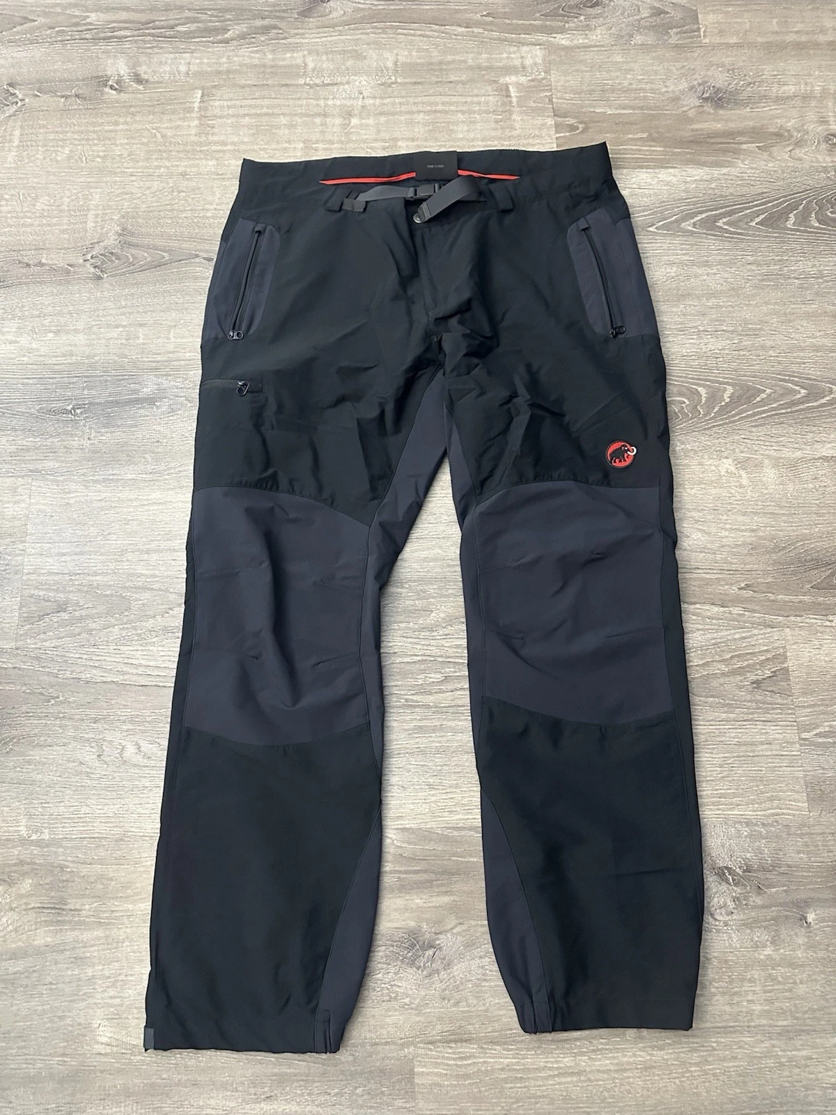 Mammut Men’s Alto Pants Soft Shell Tech Regular Fit Size 42 Black