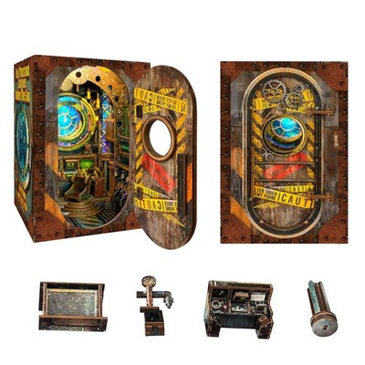 Joincon DIY Book Nook Kit, Submarine Miniature House Kit - Dollhouse Booknook