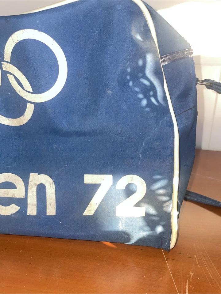 Vintage 1972  Munich Olympic Games Rare Travel Bag München German - Image 2 of 4