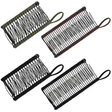 4 Pcs Banana Hair Clips for Women, Vintage Clincher Stretchy Banana