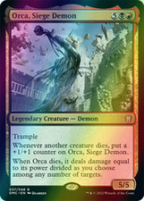Orca, Siege Demon FOIL, Dominaria United, MTG NM/M