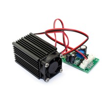 660nm 200mW Red Laser Module Industrial 12V with TTL Modulation 12V 1A Adapter