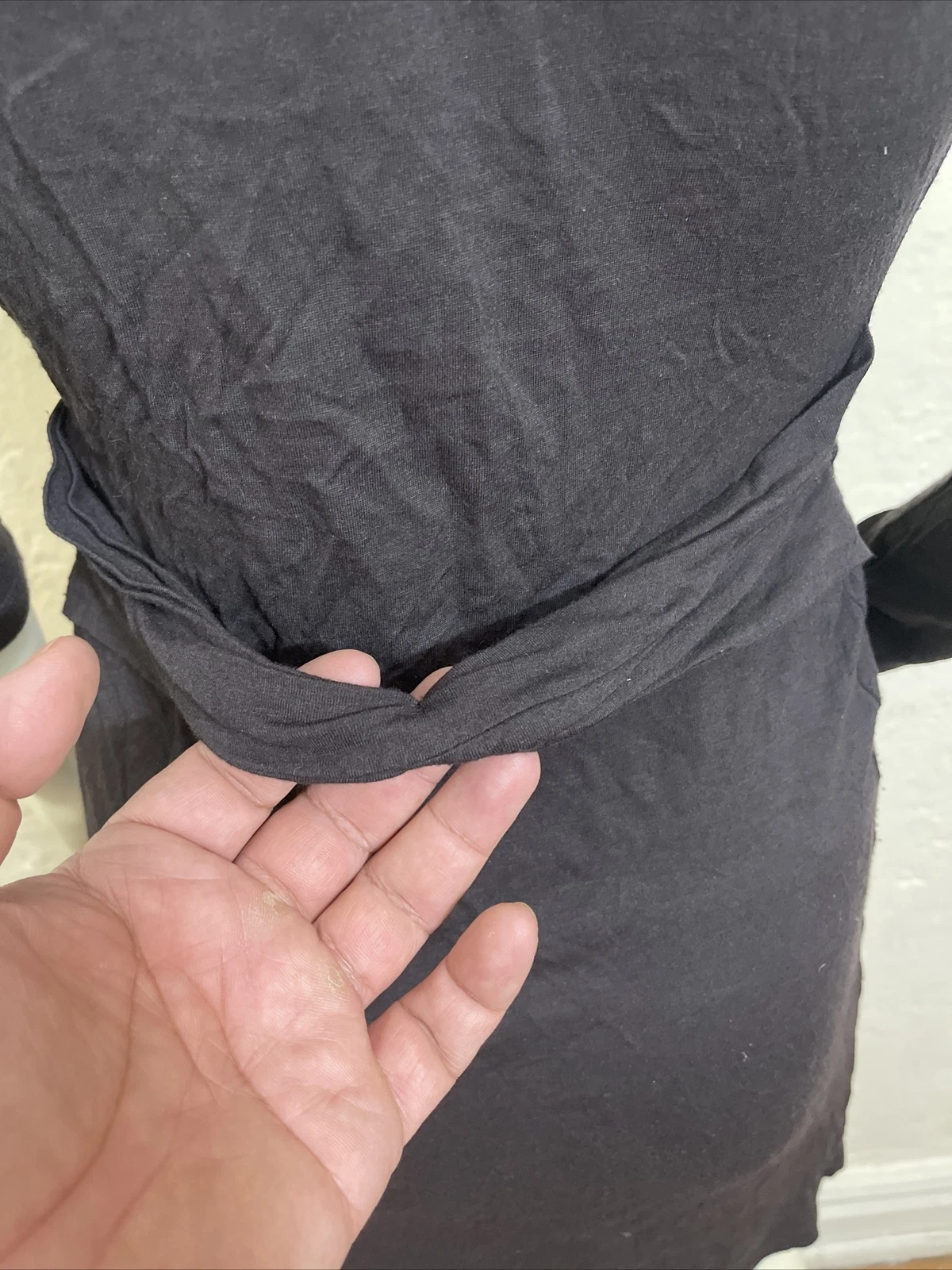 Vintage Donna Love Moschino Marrone Scuro Miscela Modale Lana Taglia 4 Made in Italy