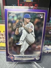 2022 Ethan Roberts Rookie Purple Topps Chrome Chicago Cubs # USC31