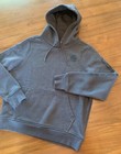 Carhartt Clarksburg Spellout Hoodie Sweatshirt Womens M 8-10 Relaxed Gray 102791