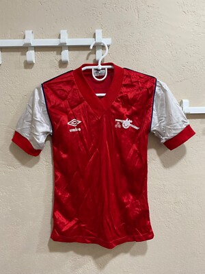 Arsenal Gunners 1982 1984 official Umbro shirt jersey vintage size children  M UK