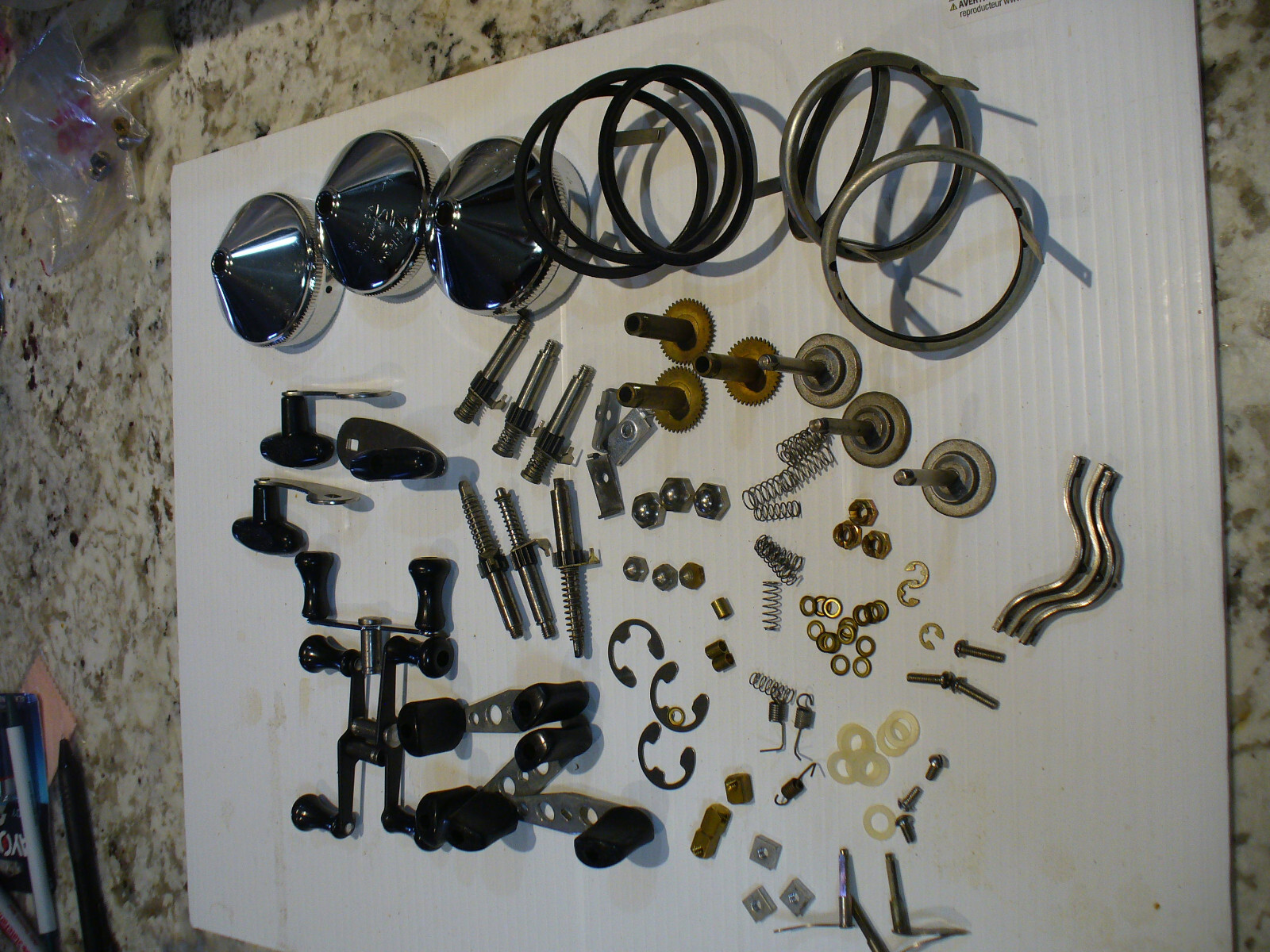 VINTAGE USA ZEBCO REEL REPAIR PARTS,33.66,808,404,600,& ?? NEW eBay