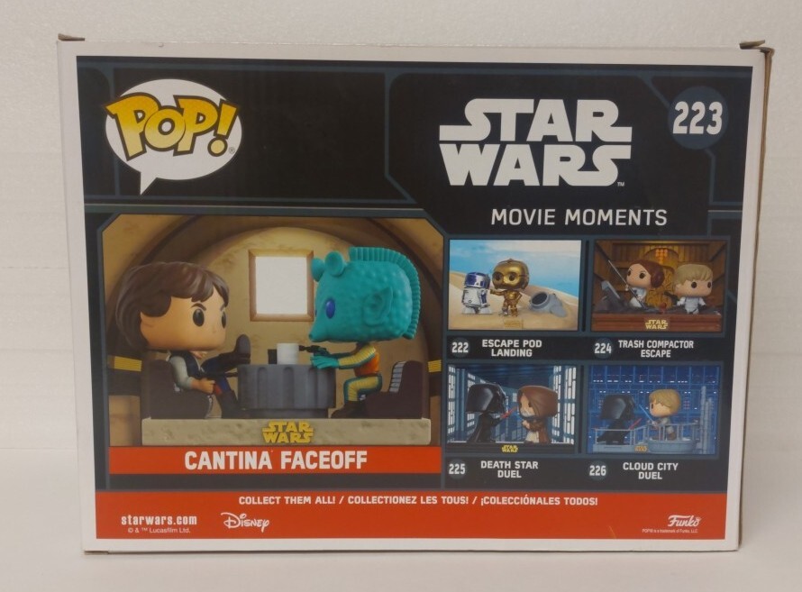 Disney - Funko Pop Movie Moments Star Wars 4個セット Funko POP! Star Wars: Movie Moments - Darth Vader vs. Obi
