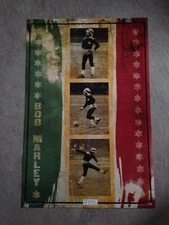 POSTER print Bob Marley Soccer Collage 24"x36"- reggae music