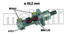 Brake Master Cylinder-4-Wheel ABS METELLI 05-0489