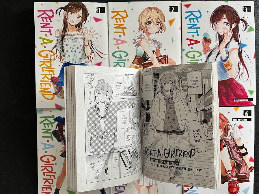 Manga Set of Seven - Rent A Girlfriend Volumes 1-7 | eBay