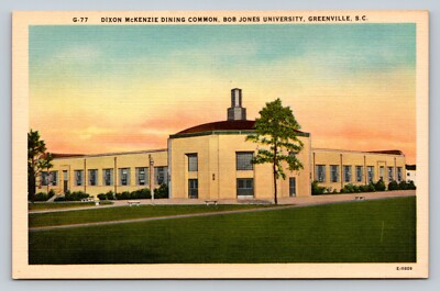 Bob Jones University Greenville South Carolina SC VINTAGE Postcard