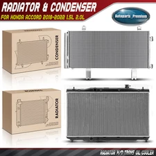 Radiator & AC Condenser Cooling Kit for Honda Accord 2018-2022 L4 1.5L L4 2.0L