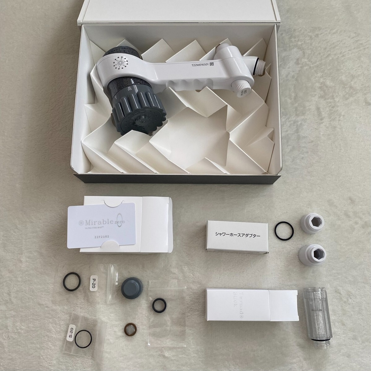 Mirable Zero Ultra Fine Mist Shower Head Science Water Saving