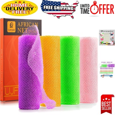 Versatile 4-Piece Exfoliating Sponge Set - Great for Bath and Household Cleaning