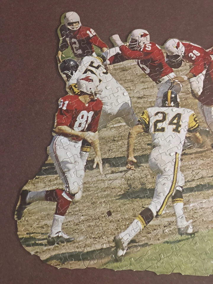 Fairchild “The SHAPE” Pro Football Adult Puzzle 1960’s - Complete! SCARCE - Image 2 of 4