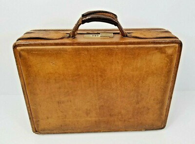 ebay leather briefcase