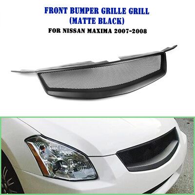 Frontstoßstange Gitter Kühlergrill Netz Für Nissan Maxima 2007-2008 Mattschwarz