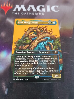 Mtg. Jyoti, Moag Ancient. Borderless. Modern Horizons 3. Pack Fresh 