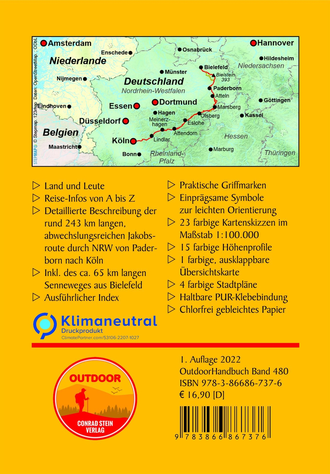 Thumbnail - Jakobsweg Paderborn - Köln Martin Simon 9783866867376