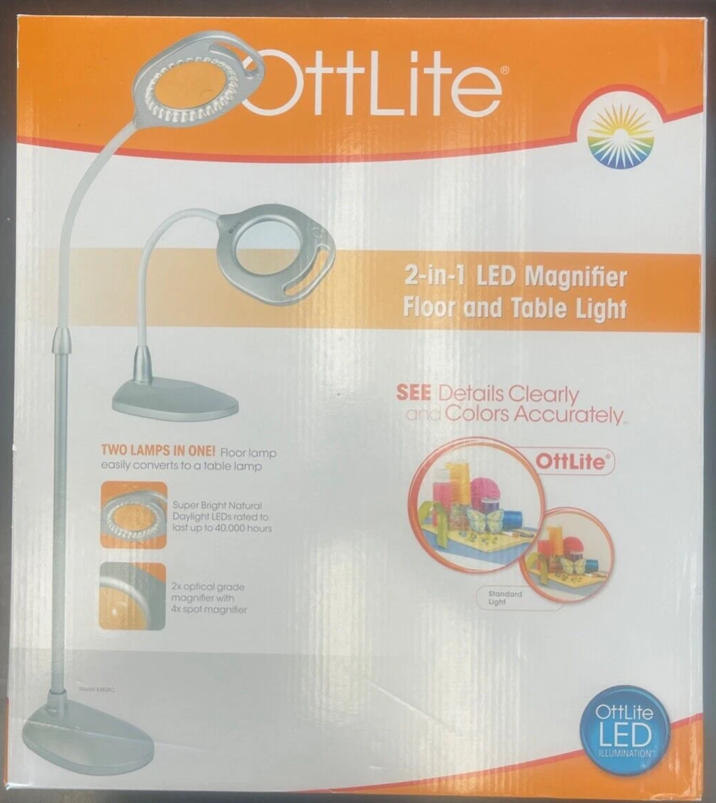 Ottlite 2 in 1 led sale magnifier