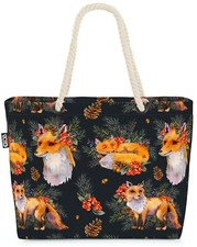 VOID Tasche Fuchs Wald Tanne Wild-Hund Garten Füchse Jäger Reineke