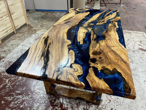 Epoxy Table Live Edge- River Table- Dining Table- Coffee Table-Kitchen-%100 HAND - Picture 6 of 21