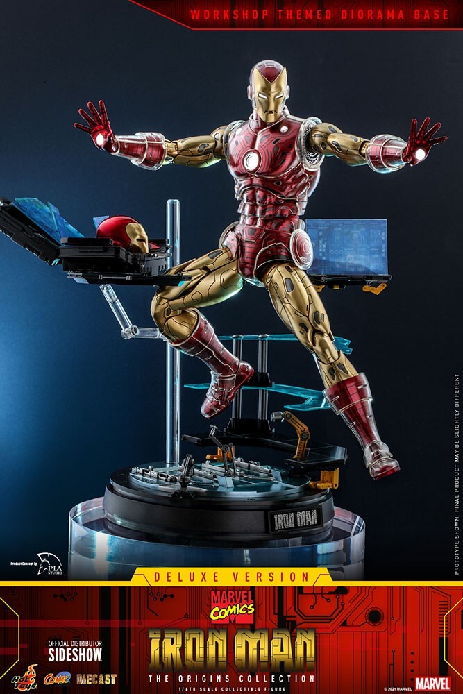 Hot Toys Iron Man Deluxe The Origins Collection Diecast 1/6 Scale
