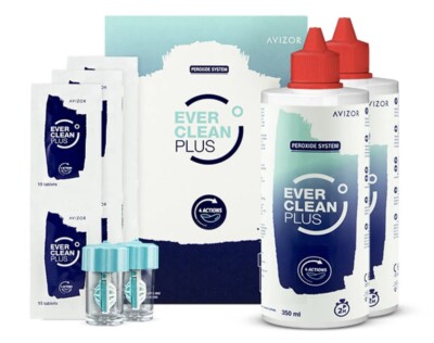 AVIZOR Ever Clean + Kochsalzlösung Lensimed 250