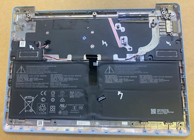Microsoft Surface Laptop Go 1943 BLUE Bottom Case w/Feet Speakers Battery NICE!!