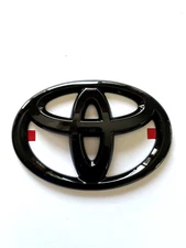 Gloss Black OVERLAY EMBLEM Fit 2015-2019 TOYOTA COROLLA Sedan SE XSE LE XLE L