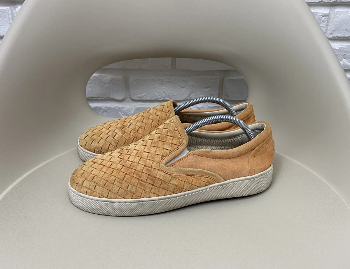 Bottega Veneta Suede Slip On Sneakers Orange Size 41 US 8 | eBay