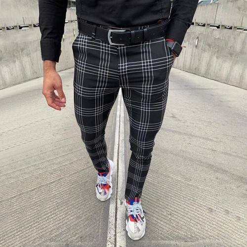Fashion Mens Pants Jogger Pencil Slim 