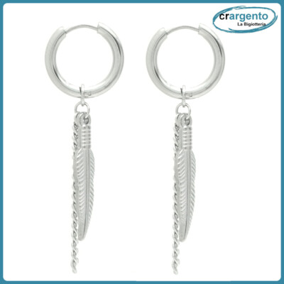 Orecchini A Cerchio Pendenti In Wire - Gioielli - Orecchini - Di Ir - Foto 13