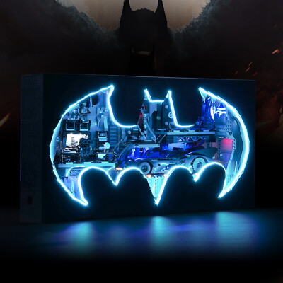 LocoLee LED Light Kit for Lego 76252 DC Batcave Shadow Box Creative Lighting Set