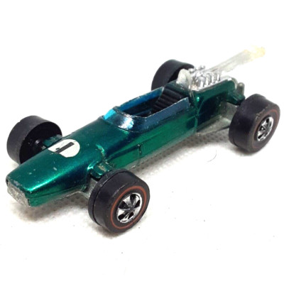 Hot Wheels Redline Brabham Repco F1 1969 Aqua Made In Hong Kong