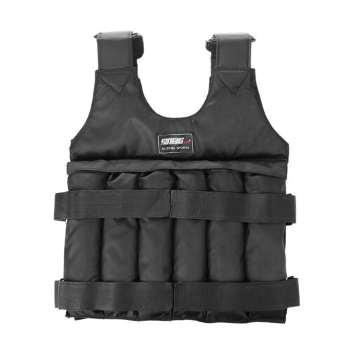New Durable Loading Weighted Vests Adjustable Weight Exercise Waistcoat Jackets - Picture 11 of 28