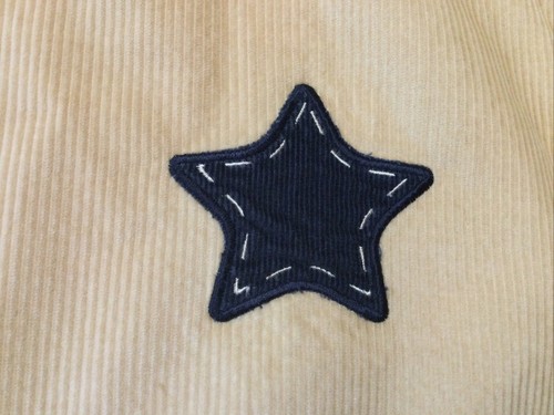 NoJo Crown Crafts Lined Corduroy Tab Top Valance Patchwork Sports Appliques - Picture 13 of 14