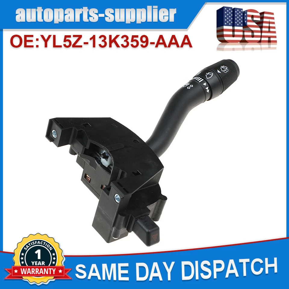Interruptor de señal de giro interruptor limpiaparabrisas para Ford F150 Explorer 2000-2003 YL5Z13K359AAA Foto 2 de 4