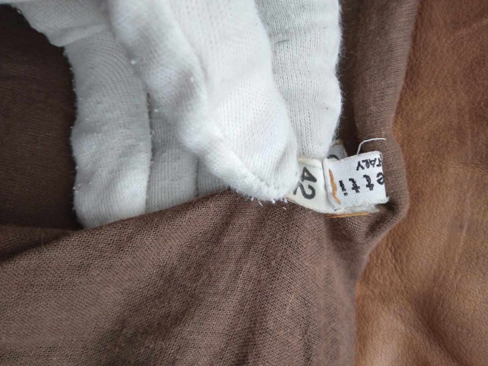 Brevetti authentic leather jacket used women's ca… - image 11