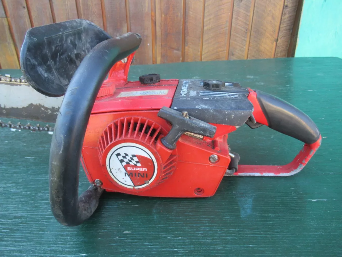 Vintage HOMELITE SUPER MINI Chainsaw Chain Saw with 16